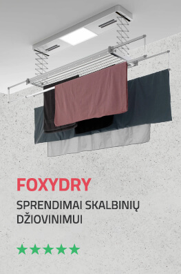 Foxydry sprendimai skalbinių džiovinimui
